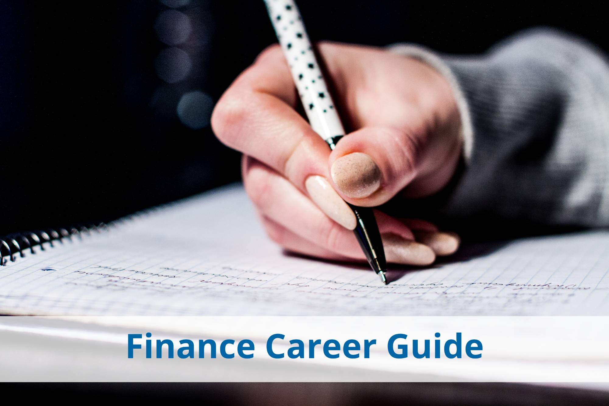 Finance career guide
